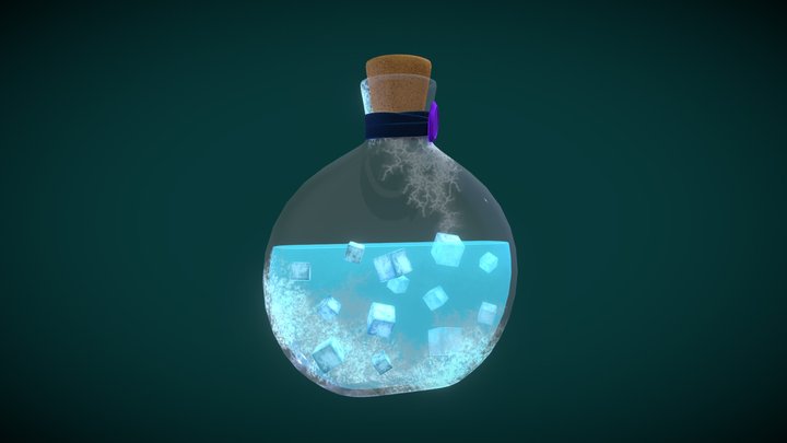 Week 1 - (Ice) Potion 3D Model