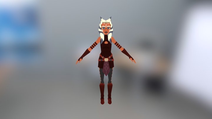 Ahsoka - Star Wars 3D Model