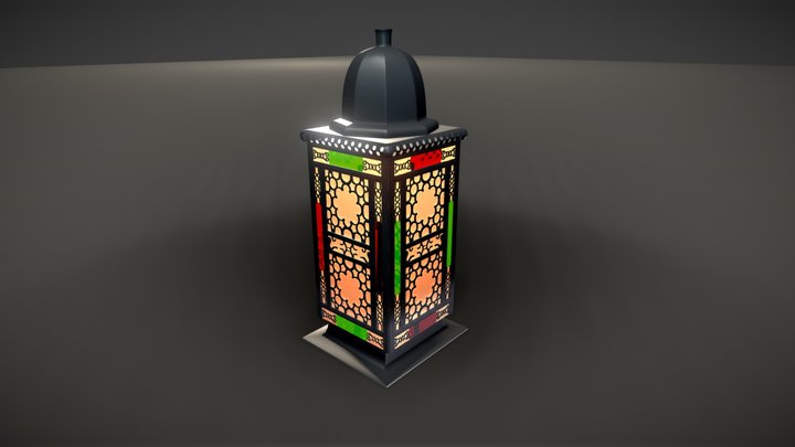 arabic lantern 3D Model
