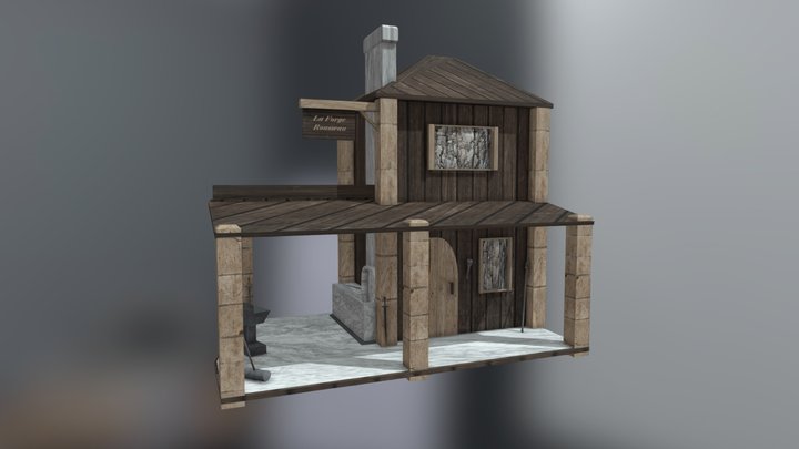 La Forge Rousseau 3D Model