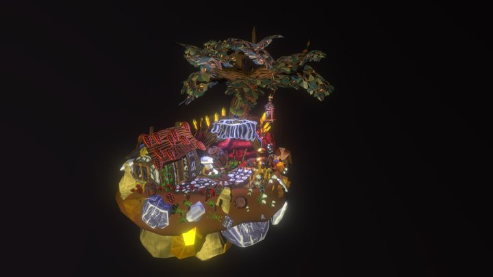 John Barleycorn's distillery(diorama) 3D Model