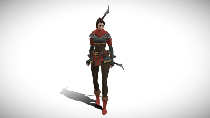 classic_rpg_02_leona_base 3D Model