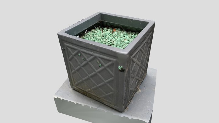 Old Plant Pot - RealityScan, Photogrammetry. 3D Model