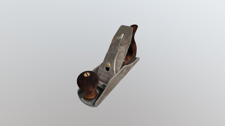Vintage Hand Plane – Realistic 3D Prop 3D Model