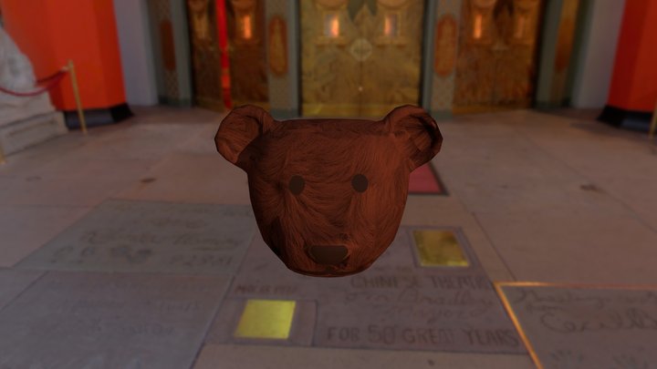 Maya Bear Head 3D Model