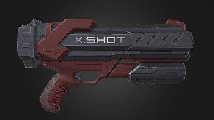 GunA_X.Shot 3D Model