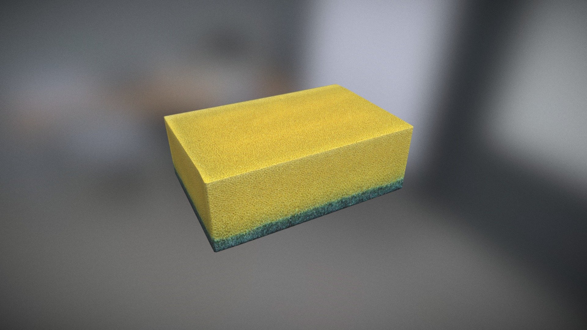 Dish Sponge - 3D Model by cagatay_cetin