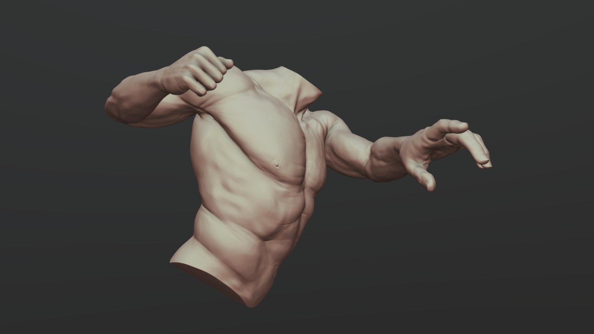 Torso With Arms 3 - Buy Royalty Free 3D model by Rumpelstiltskin  (@rumpelshtiltshin) [8ecc55a]