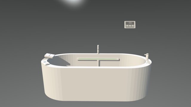 Smart Bath With Modules 3D Model