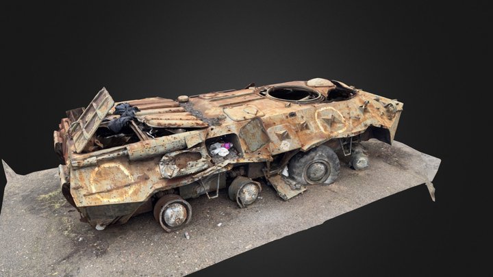 BTR 80 - Destroyed