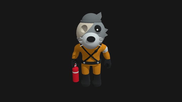 3D Printable ROBLOX piggy skin by myminifactory4