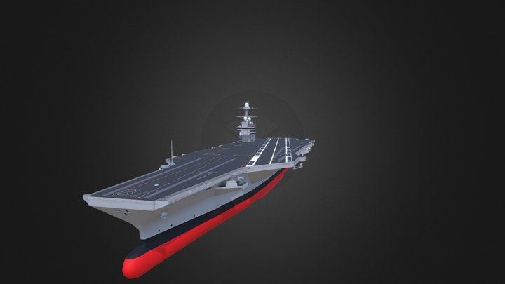 USS Gerald R. Ford 3D Model
