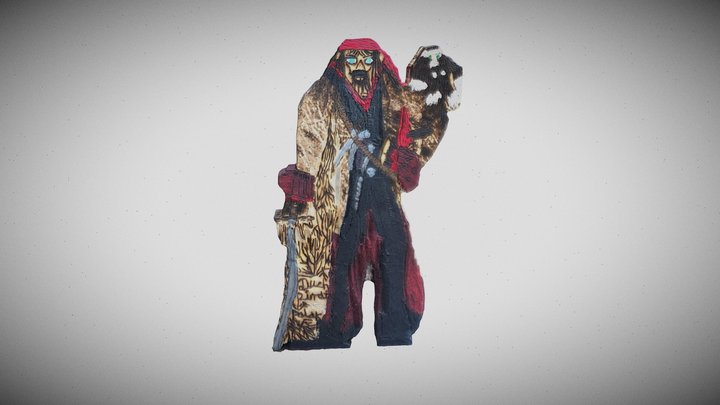 The ghost of polish Pirate 3D Model