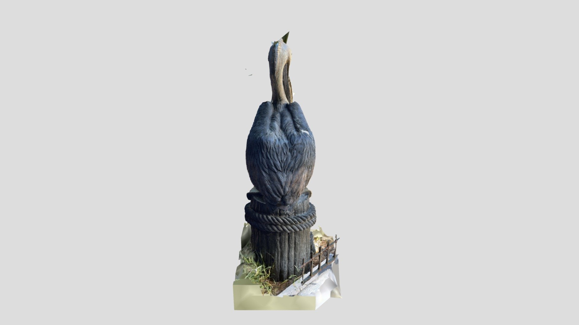 Seagull Sculpture Scan