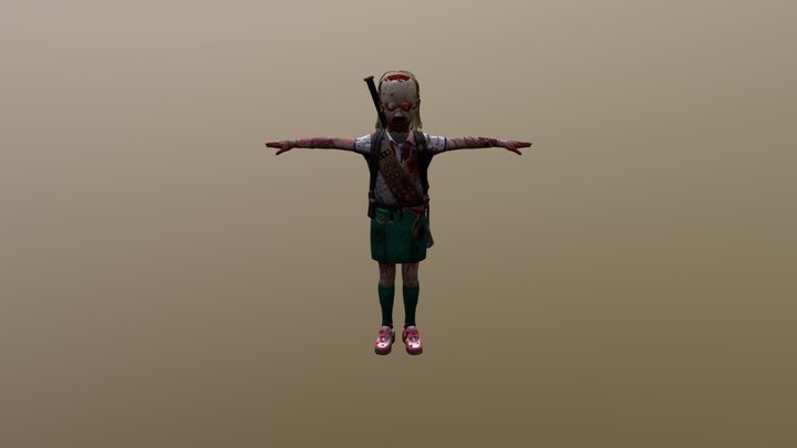 Girlscout 3D Model