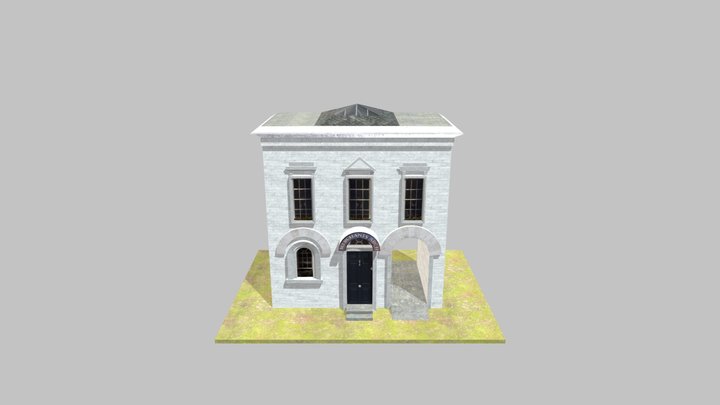 Georgian Building (Merchant's Arch, Dublin) 3D Model