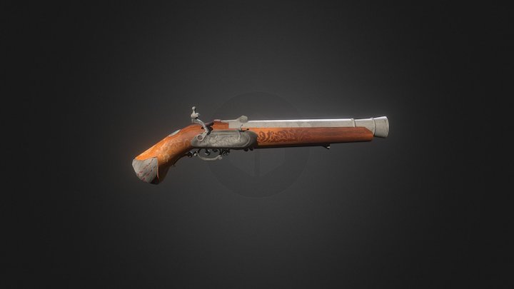 Gun 3D Model
