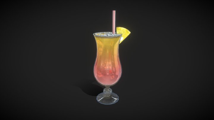 Tropical Drink 3D Model