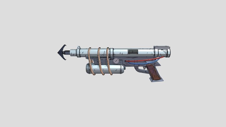 Building Alliances Project - Harpoon Gun 3D Model