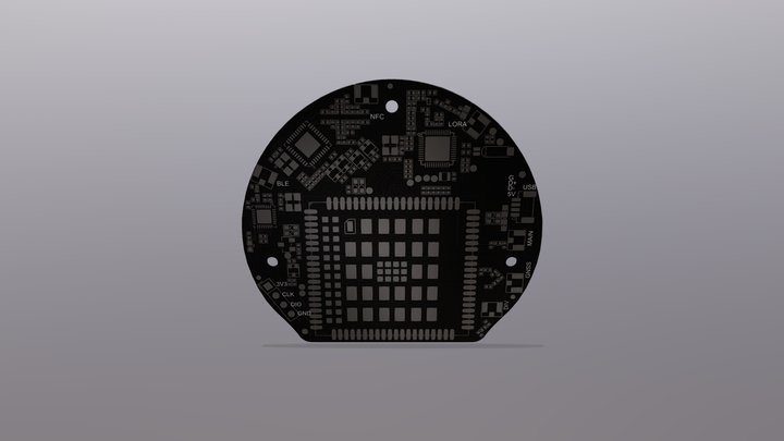 PCB_HUB 3D Model