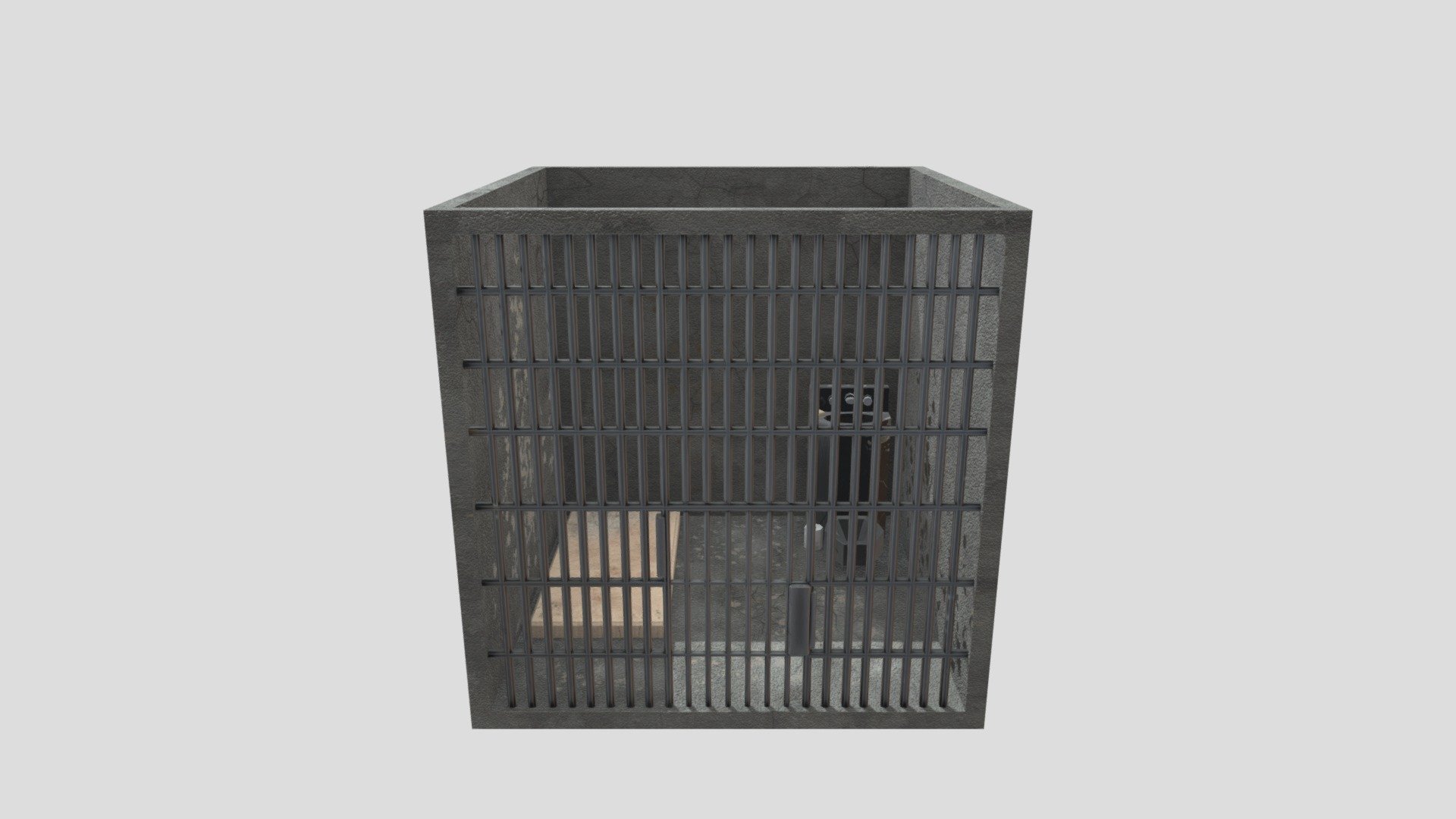 Jail Cell - 3D model by nathansp [8ed2be6] - Sketchfab