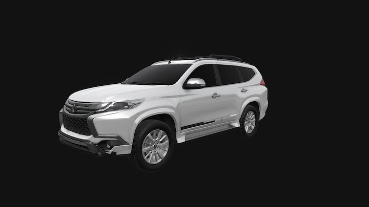 Montero Sport 2017 3D Model