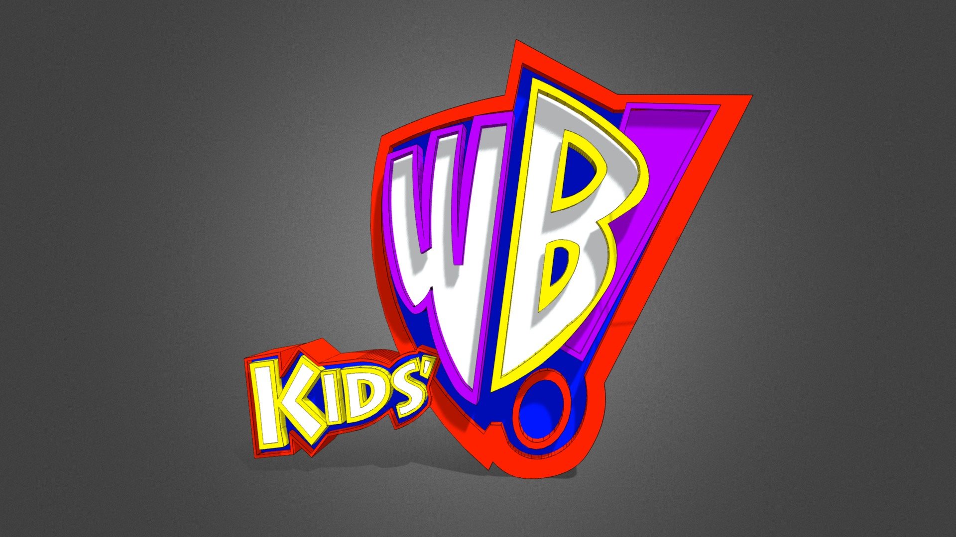 Kids' WB logo (Backlot era, 2001-05)_zip - Download Free 3D model by ...