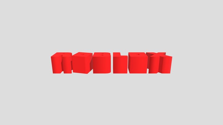 Roblox 2017 Logo Model 3D Model
