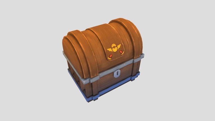 chest_handpainted texture 3D Model
