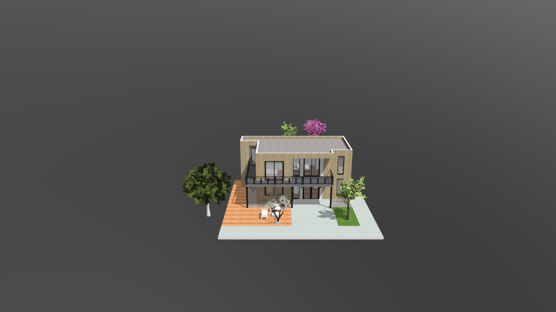 Wooden House 3d Model By Koafranck 8ed4979 Sketchfab 0813