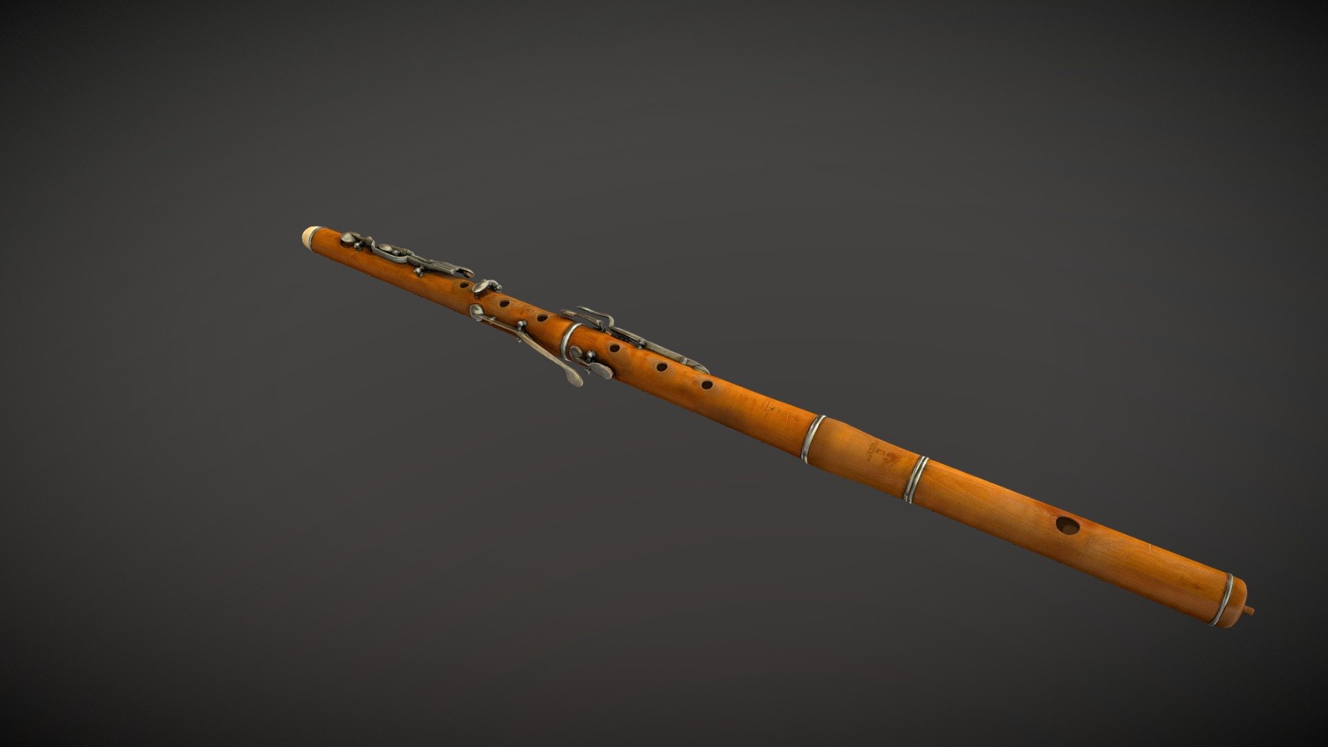 Ziegler Flute — Sketchfab embed 3D viewer