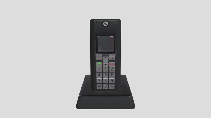 Cordless Landline 3D Model