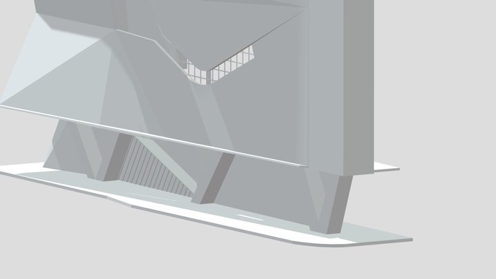41 Cooper Square  Main Facade 3D Model