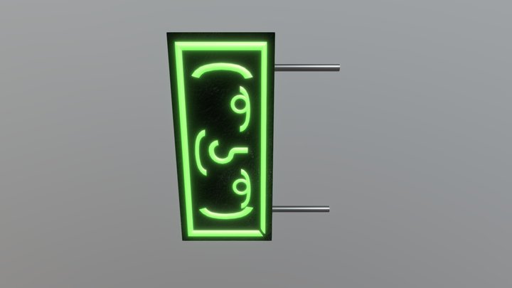 Neon sign 3D Model
