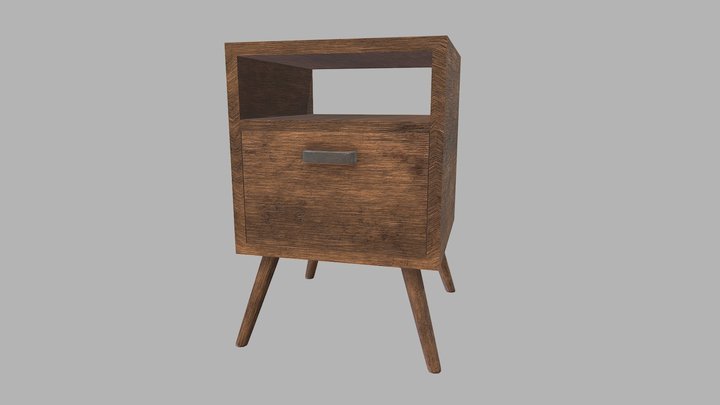 Furniture Nightstand 3D Model