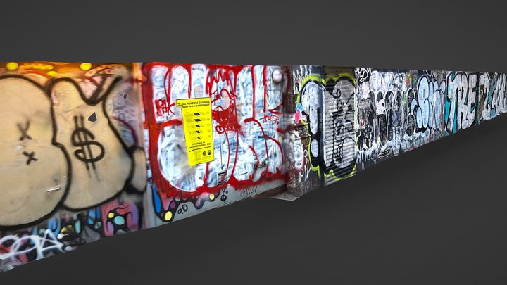 LES Graffiti Art 3D Scan 3D Model