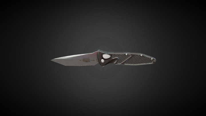 3D props| Knife Microtech socom elite tanto 2001 3D Model