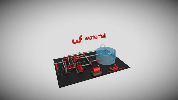 HSC-PUMP ROOM - Color 3D Model