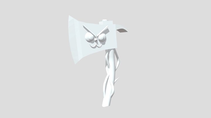CT4012-2024 Cute Axe 3D Model