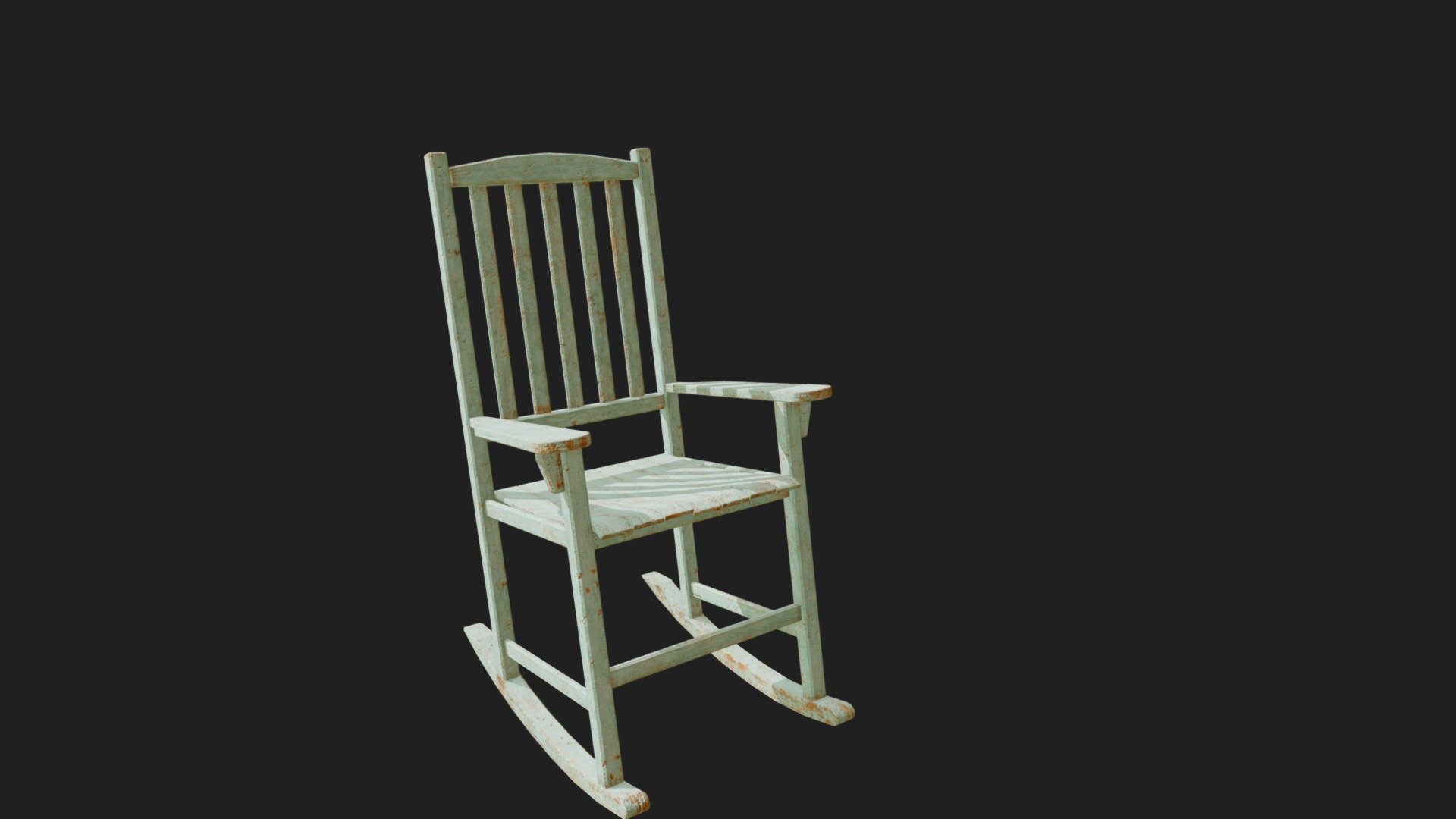 Rocking Chair - 3D model by Indigo Perez (@indigoperez) [8edcce9 ...
