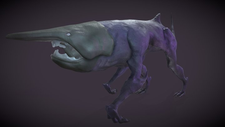 Dunkleosteus Animation School Project 3D Model