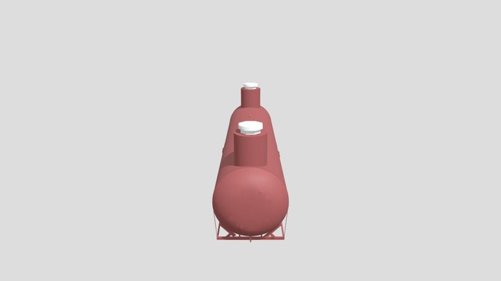 Fuel Tank- Diesel - CGH GRUOUP 50M3 3D Model