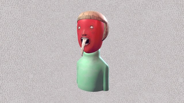 Girl Head v.03 (TEX) 3D Model