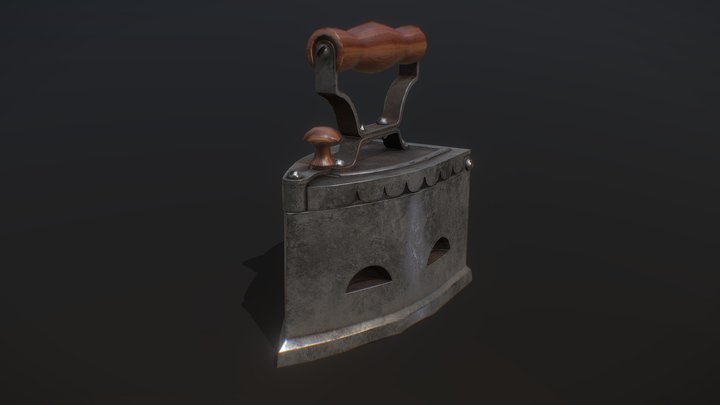 homework 2.1 cast iron 3D Model