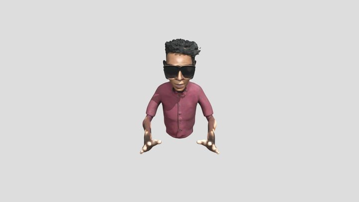 Man_with_ Sunglasses_i_0117104556_texture_obj 3D Model