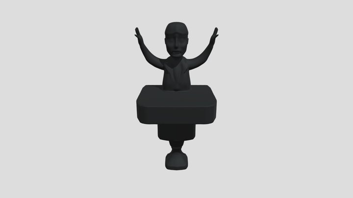 Speaker_at_Podium_1016085627 3D Model