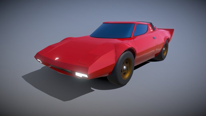 Lancia Stratos 3D Model