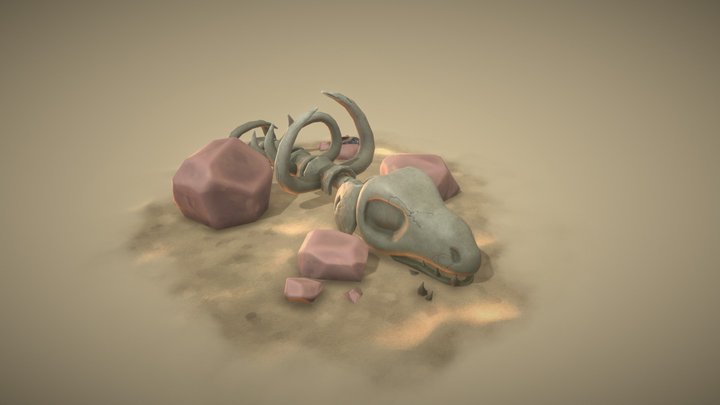 Desert Trex 3D Model