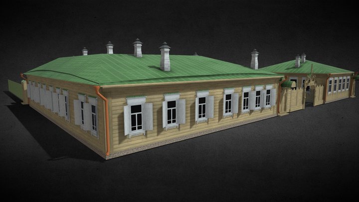 House of Lugin and House of Stoll 3D Model