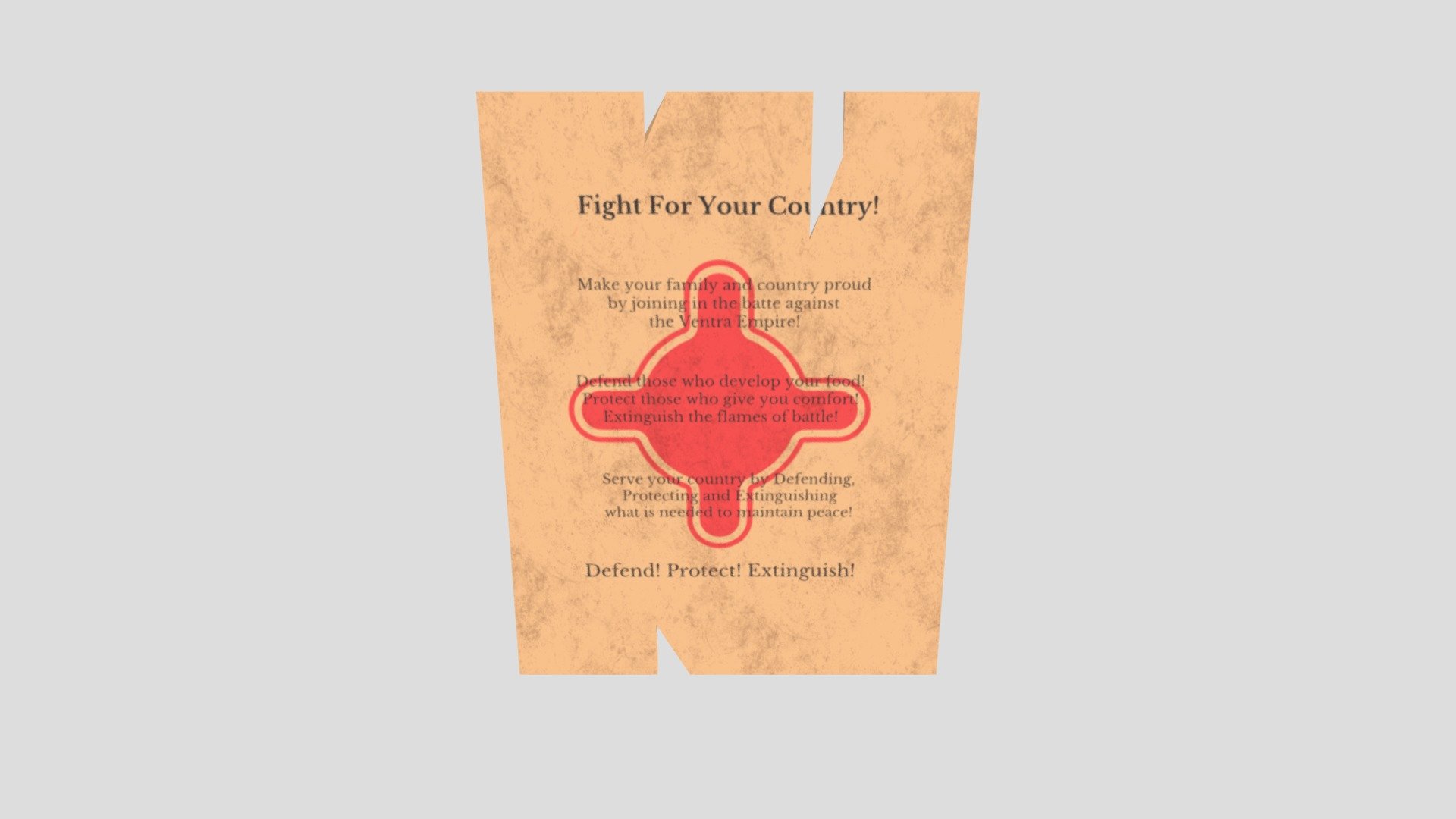 Tattered Poster